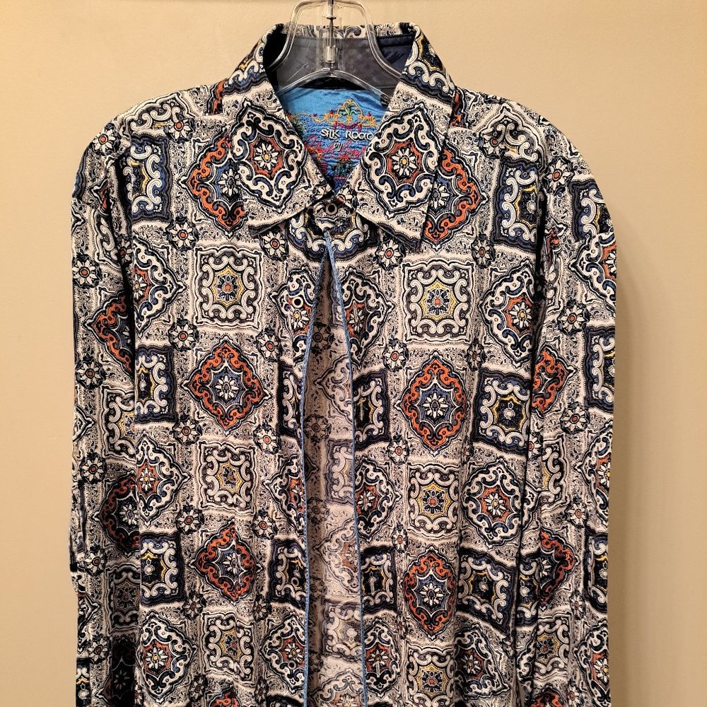 Robert Graham Limited Edition Silk Road Paisley Pattern XL
